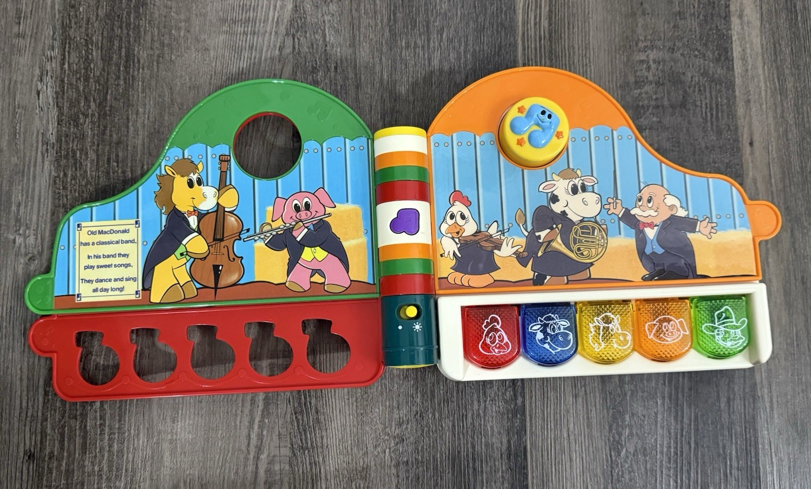 Rare VTech Smart Start STORYTIME PIANO – Interactive Storybook, Vintage, Works!