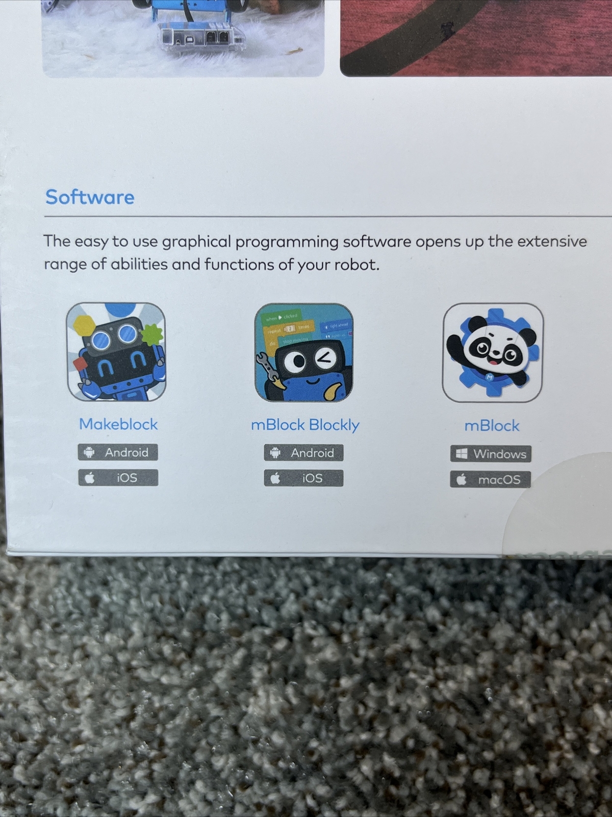 Makeblock mBot V1.2 Bluetooth 9languages Educational Robot Kit P1050017 Blue