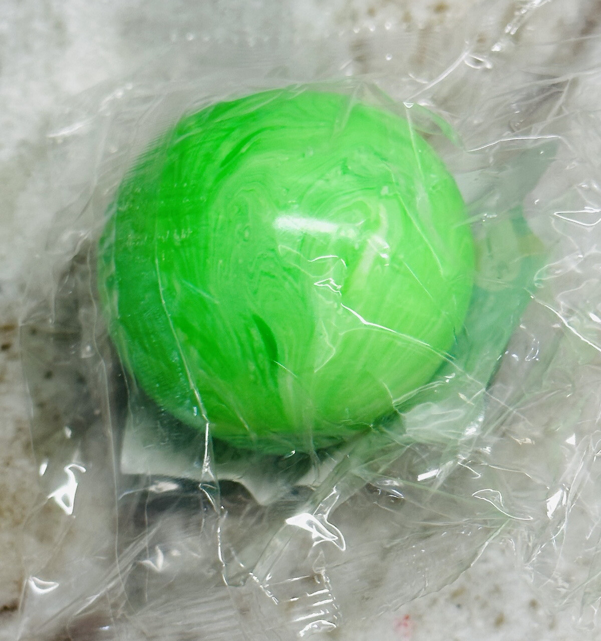 Outdoor Fun 1pc Squish And Stretch Gummi Ball. Green 2.5 Inches