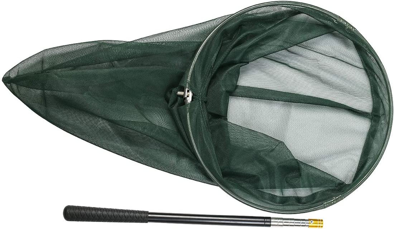 Professional Insect and Butterfly Net with 14″ Ring, 26″ Net Depth, 59″