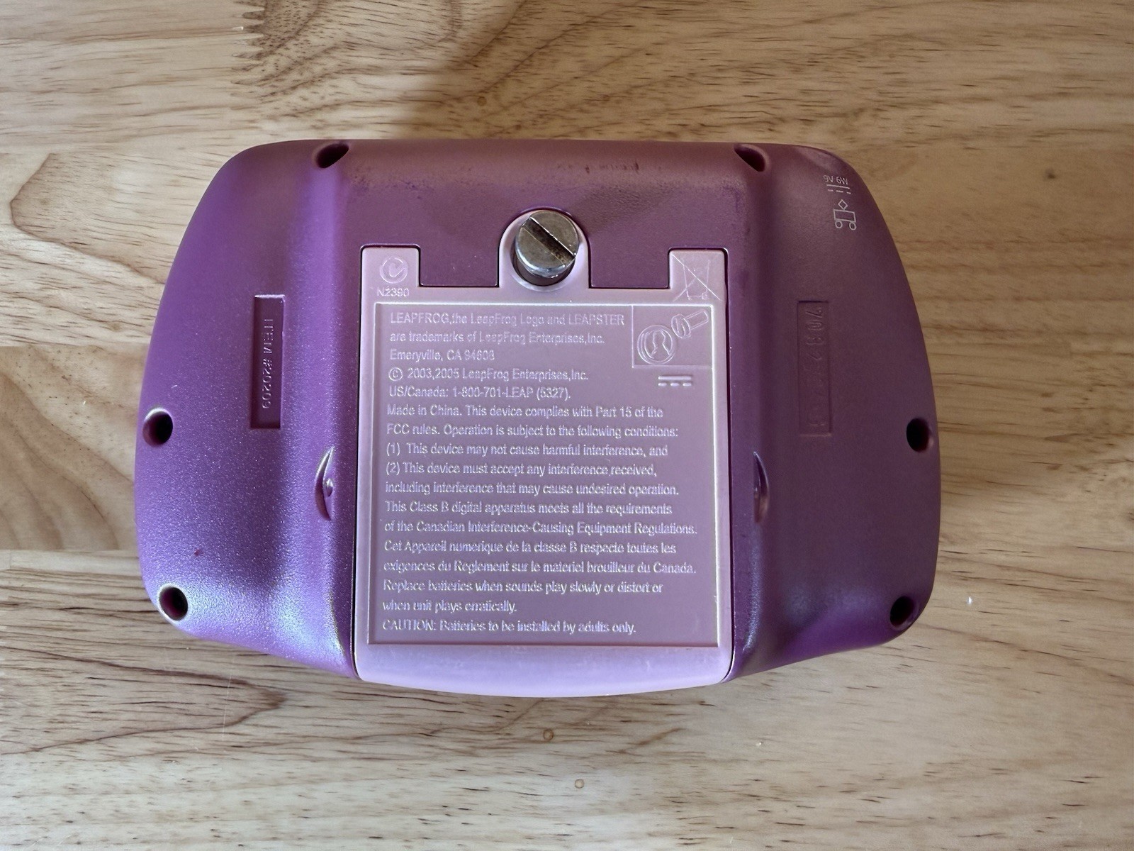 Pink/Purple LeapFrog Leapster Learning Game System Model 20209 Tested/Read Descr