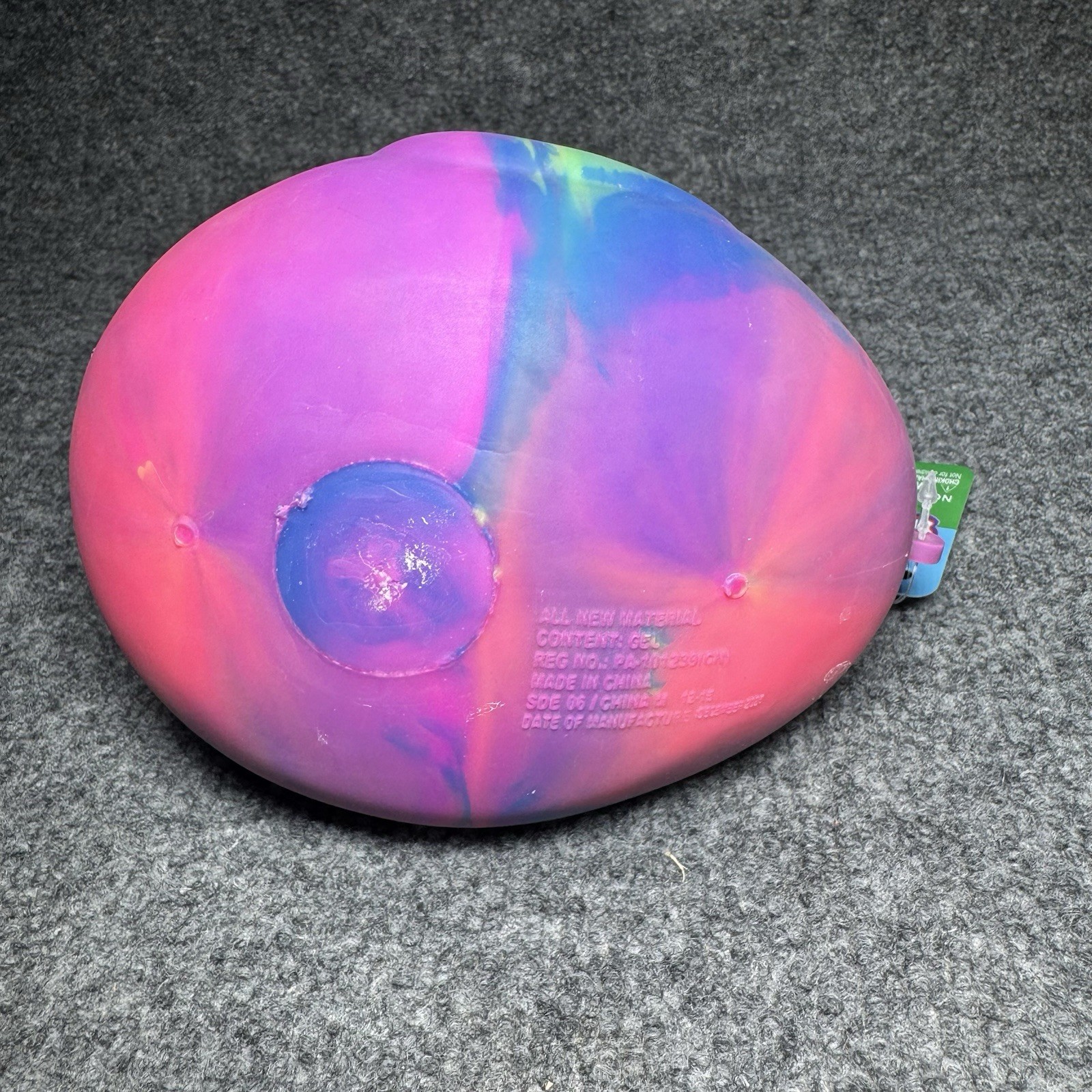 Sunny Days Jumbo Squeezy Duck Tie-Dye Squishy Stress Relief Toy Squeeezy NWT