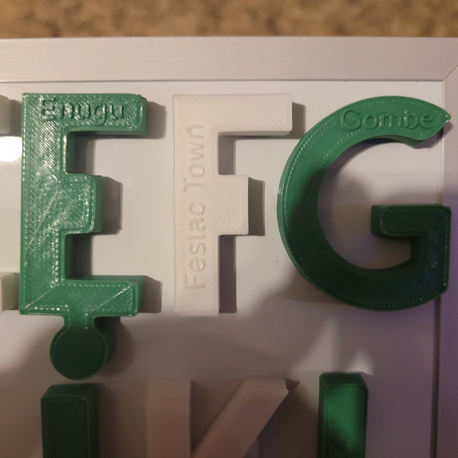ABD Alphabet Letters Nigerian Alphabet Yoruba Alfabeti Educational Magnets