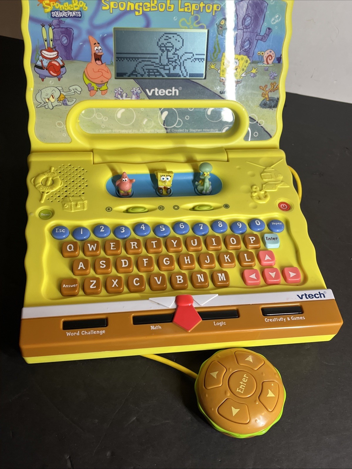 Vtech SpongeBob SquarePants 15 Activity Educational Laptop Vintage – Works great