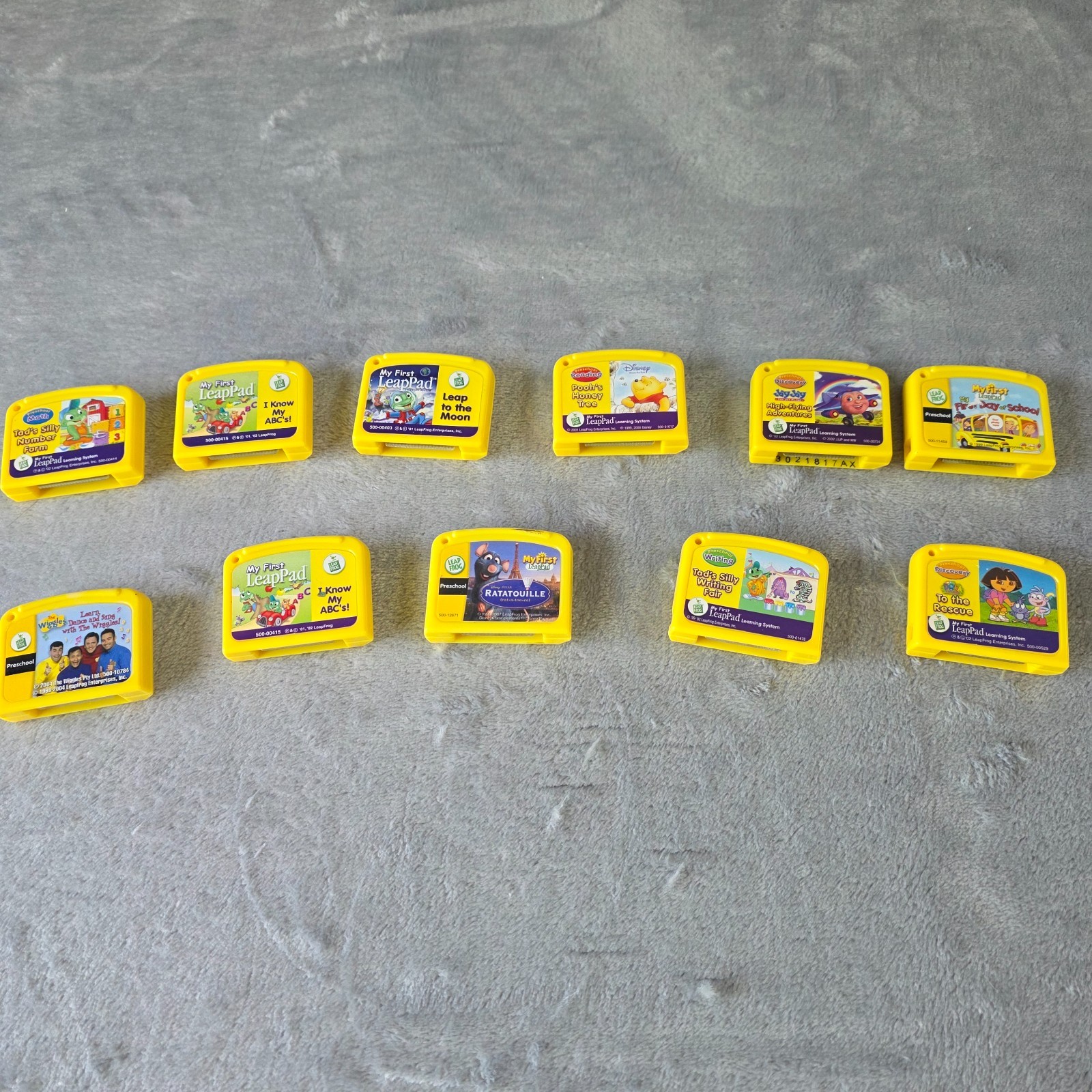 Lot Of 14My First Leap Pad Books And 11 Cartridges- DISNEY/DORA