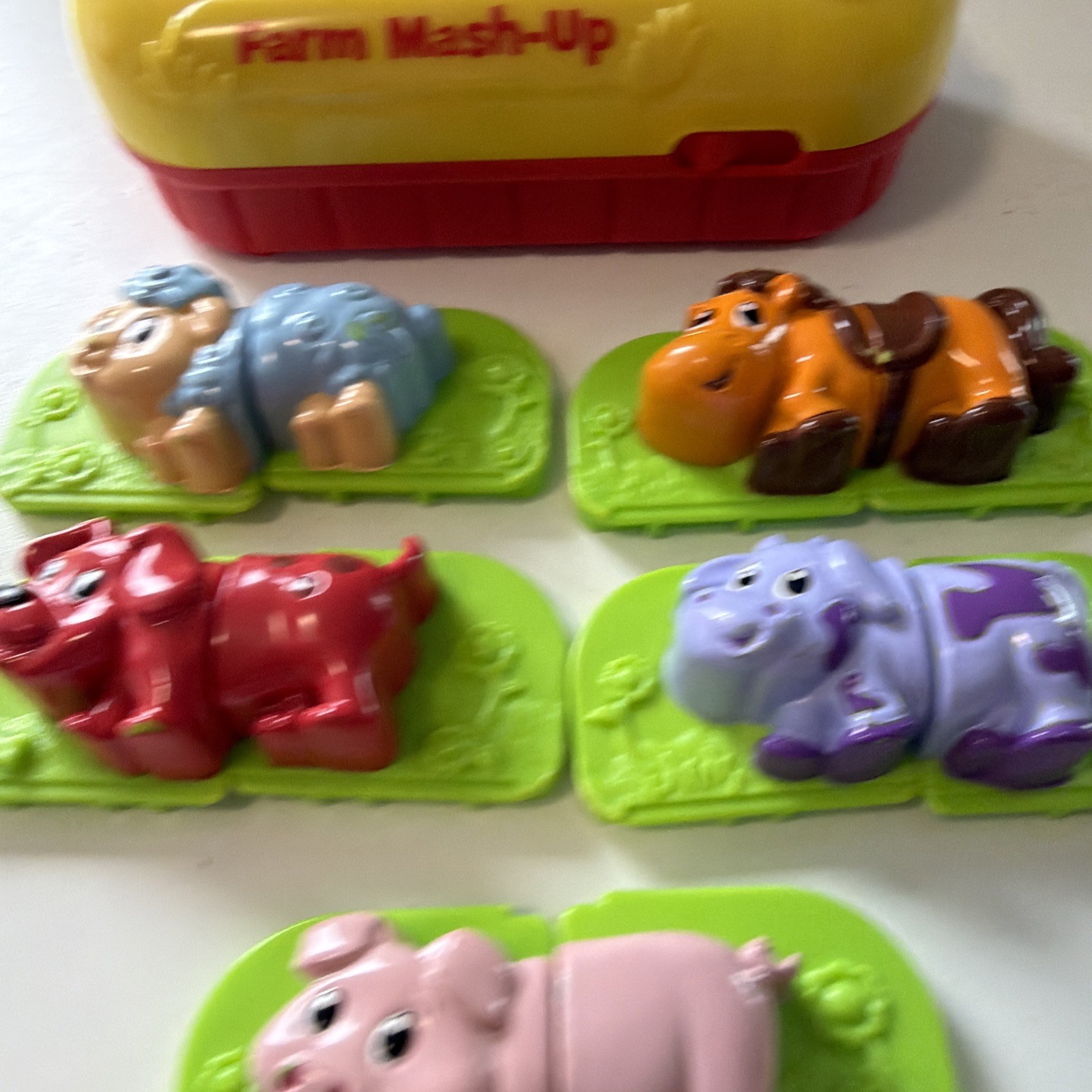 LeapFrog Farm Mash-Ups Replacement Animals 6 Sets Pig Dog Sheep Cow No Bucket