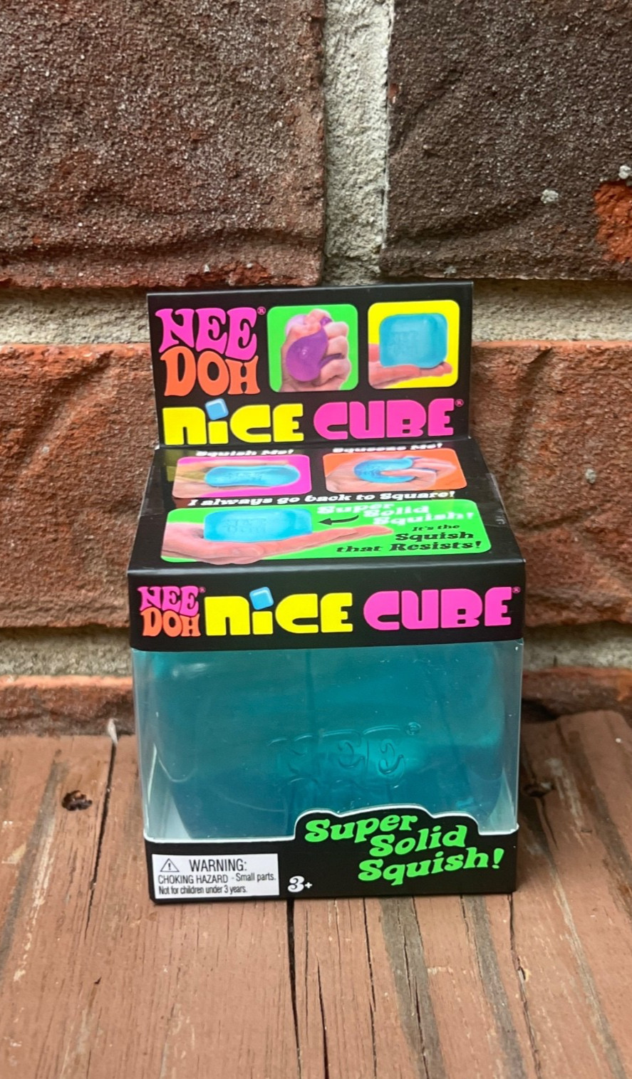 BRAND NEW-Needoh Blue Nice Cube-FACTORY SEALED