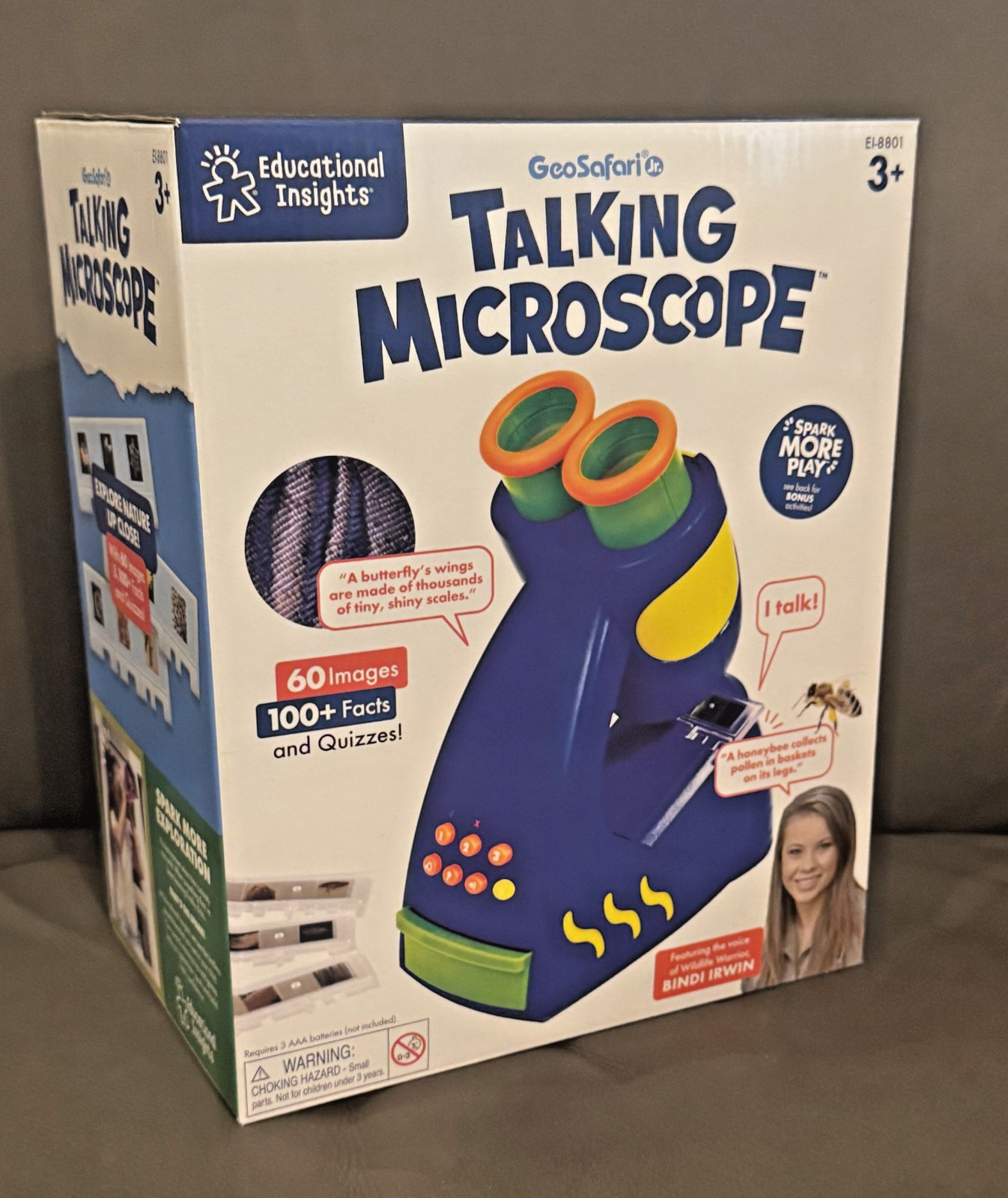 GeoSafari Jr Talking Microscope Kids STEM Toy Bindi Irwin Ages 3-6