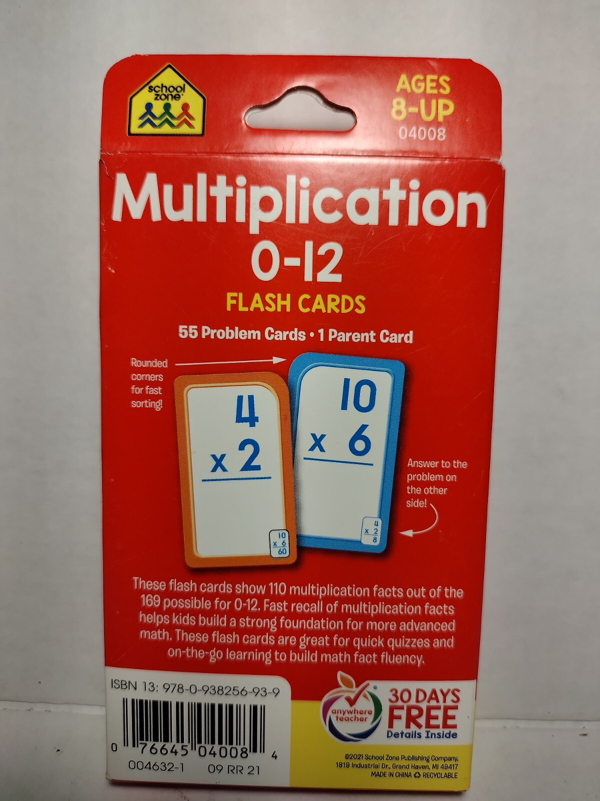 Alphabet Addition Sight Words Multiplication Flash Cards Deck Home School Lot