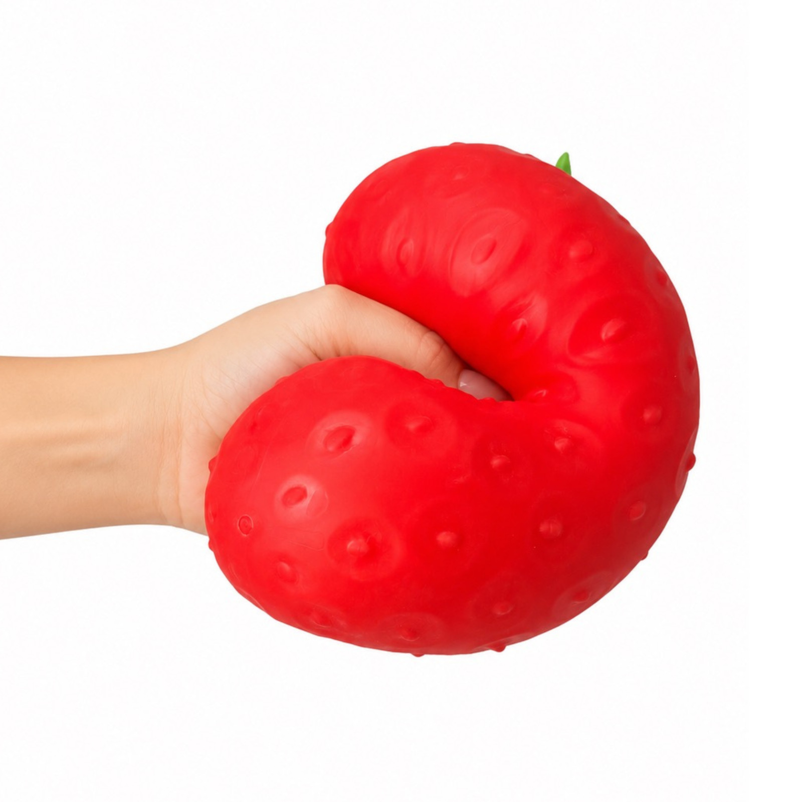 Sunny Days Jumbo Squeeezy Strawberry Squishy Sensory Toy – NEW
