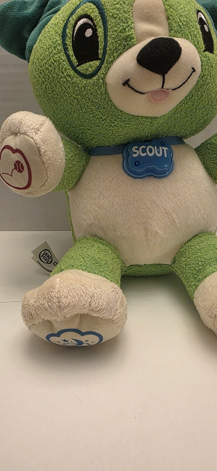 Leap Frog Interactive Learning My Pal Scout Plush Talking Puppy Dog WORKS EUC