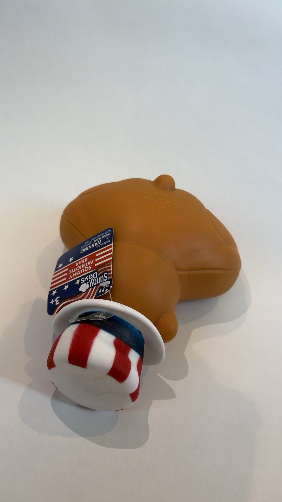 NEW UNUSED Sunny Days Squishy Patriotic Bear Red White And Blue Squishy NEW