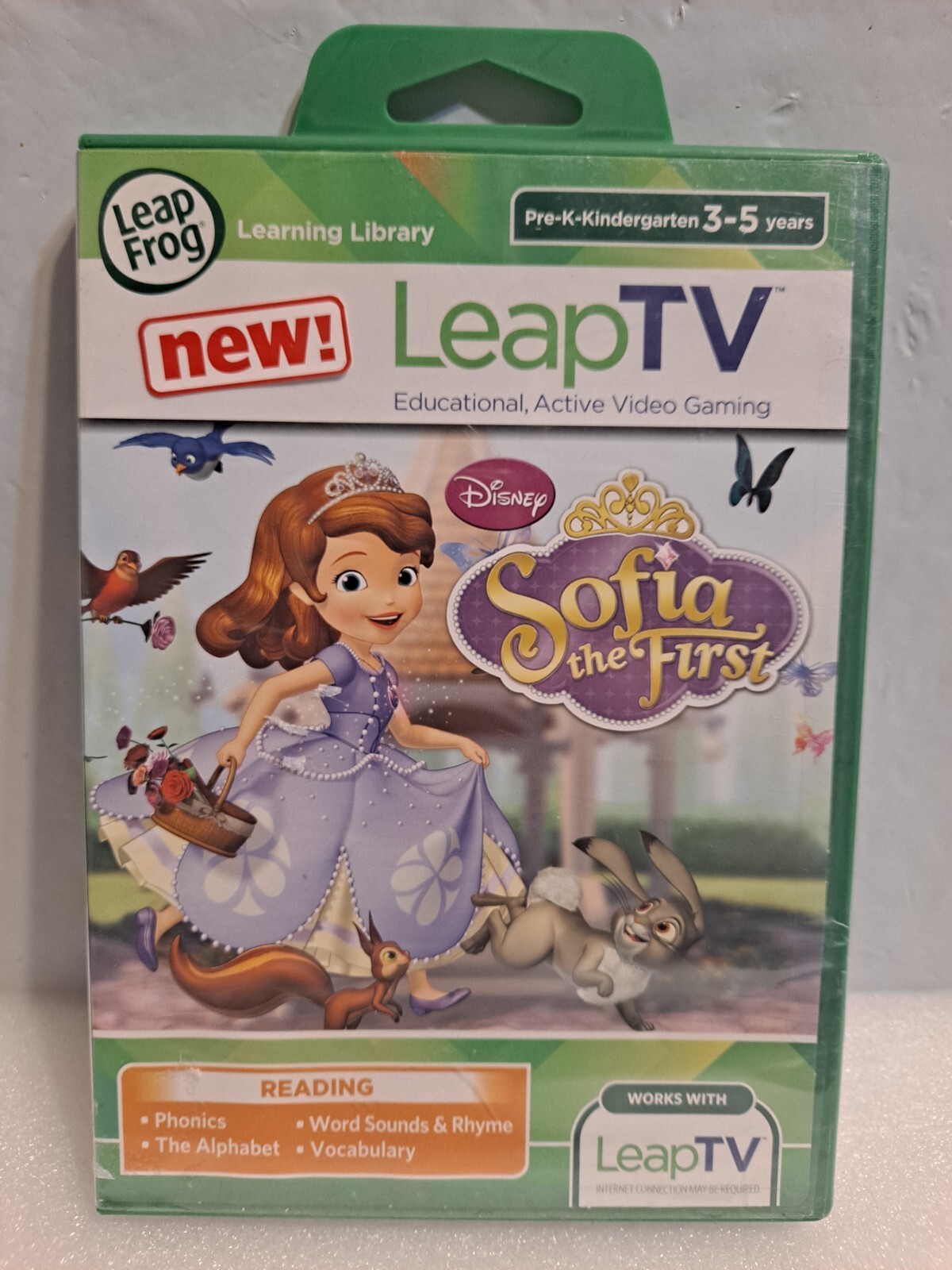 LeapFrog Disney Sofia The First Active Video Game LeapTV, 2014 New Sealed