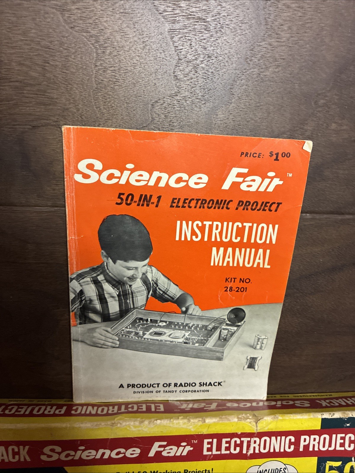 Vintage Radio Shack Science Fair Electronic Project Kit #201 1967 UNTESTED