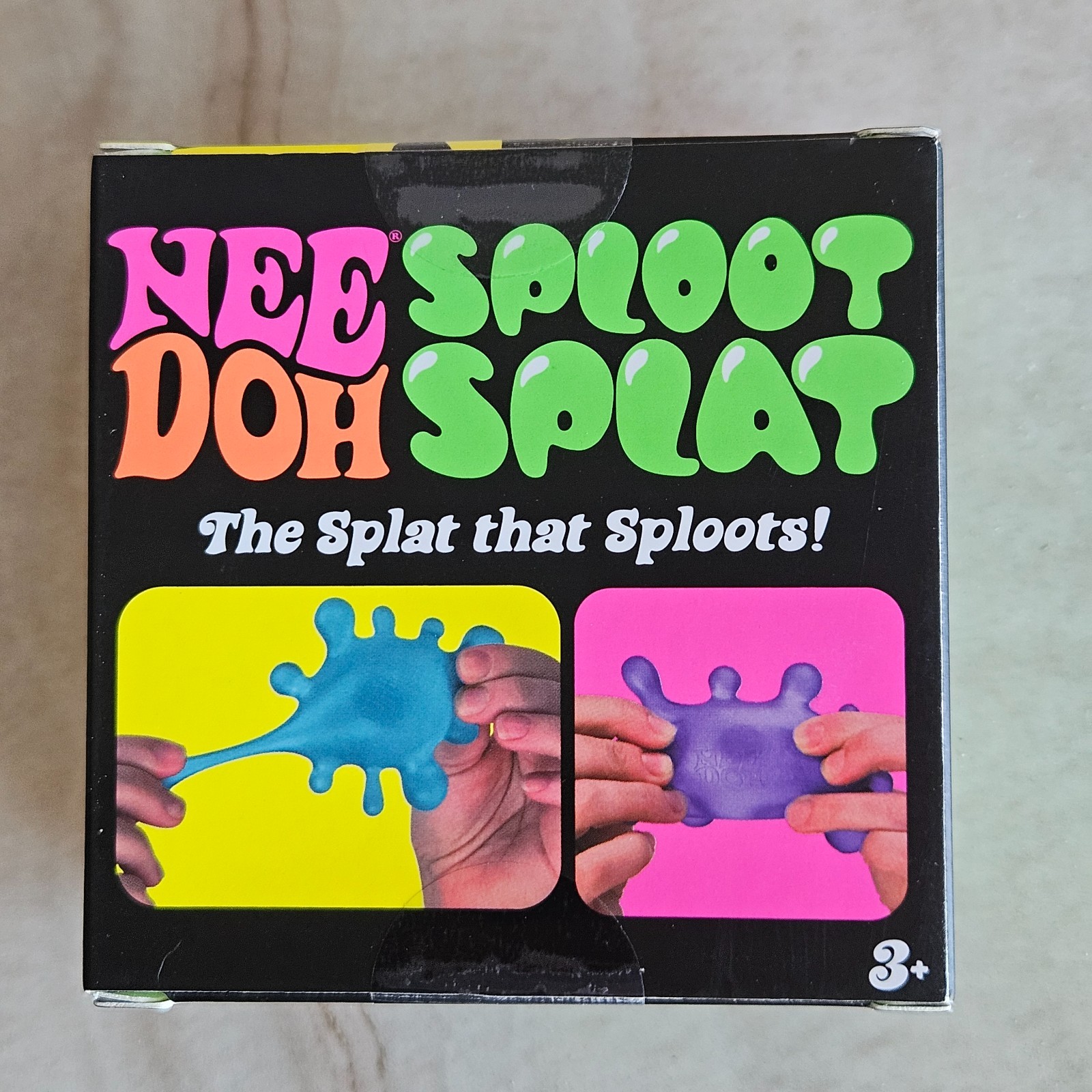 Schylling NeeDoh Sploot Splat Squish Squeeze Toy Green Ages 3+ New In Box