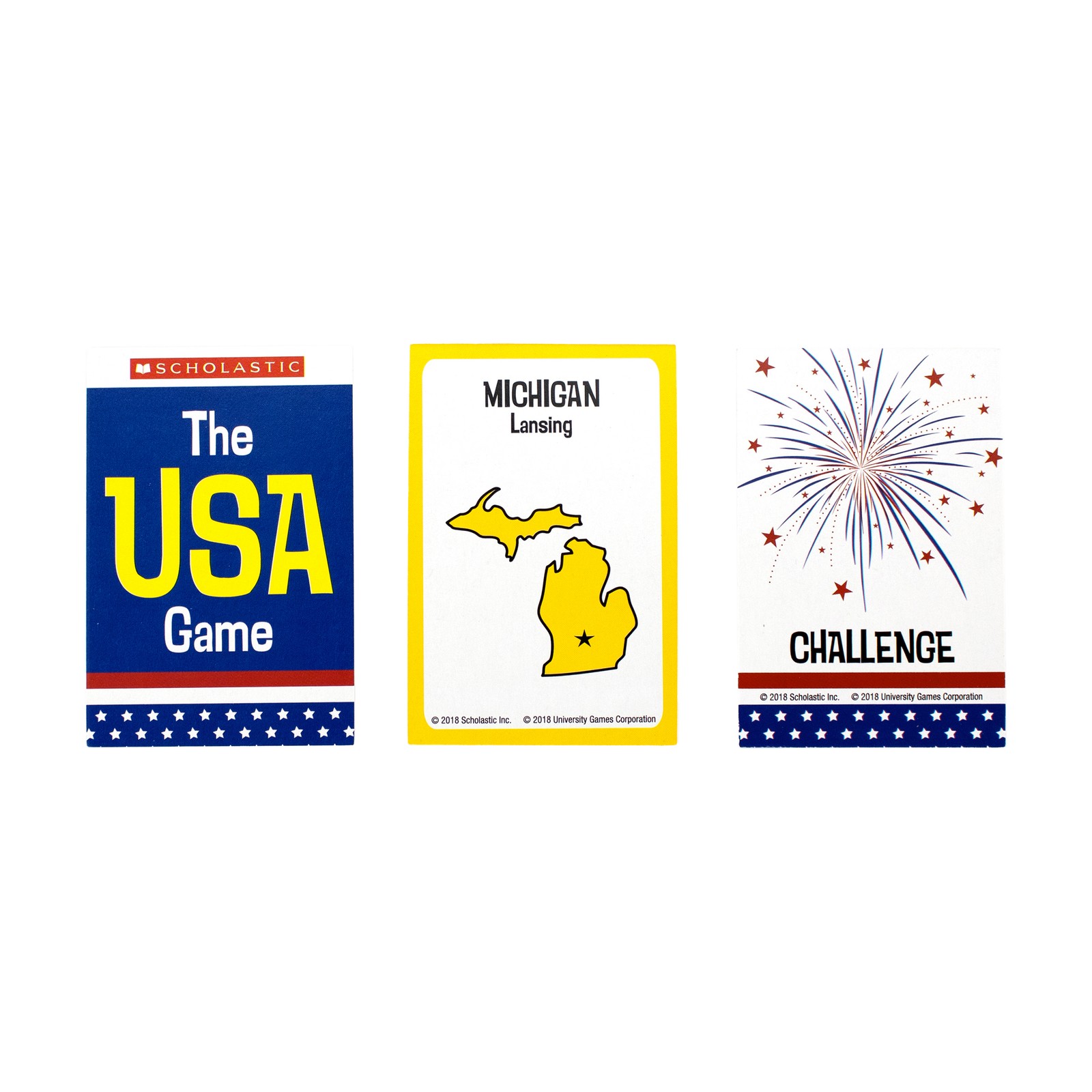 New – University Games Scholastic – The USA Game in a Tin – Ages 6+