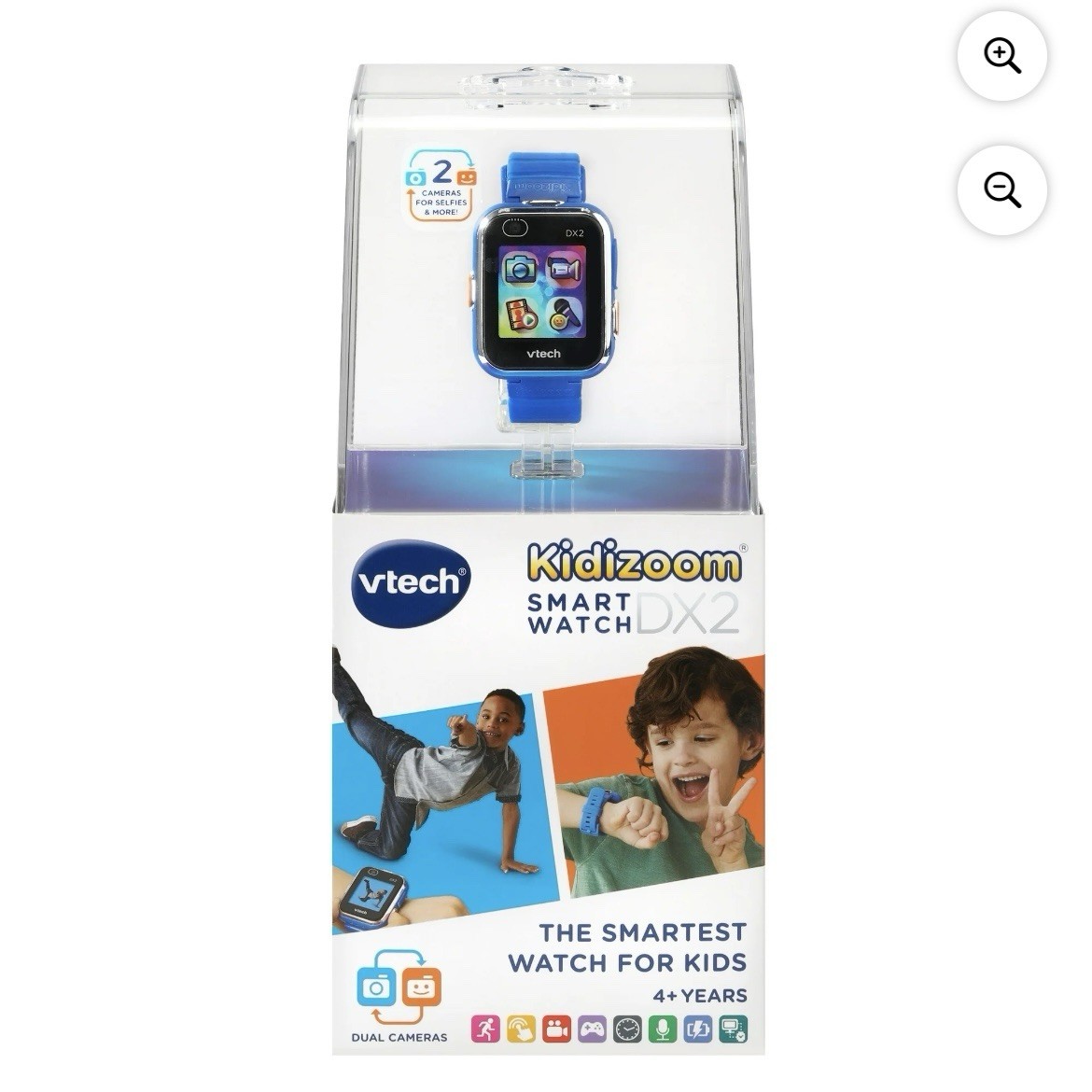 VTech 80-193808 Kidizoom Smartwatch DX2 Smart Watch – Blue open box
