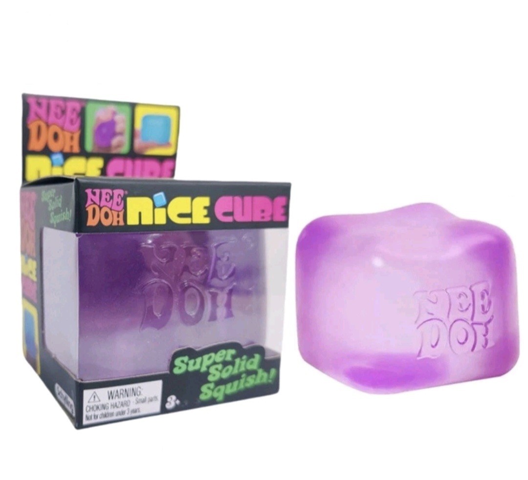 Needoh Nice Cube 2 Pack Purple And Blue New In Package