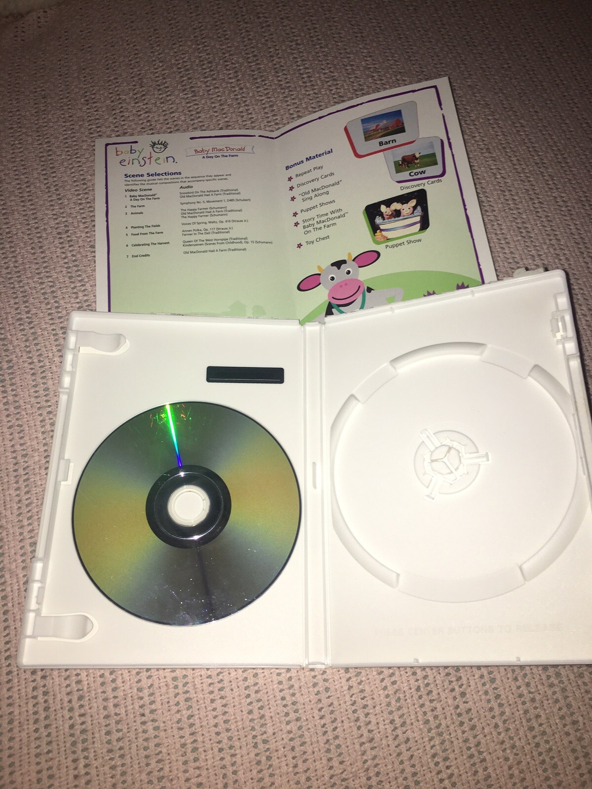 Baby Einstein MACDONALD Neptune Galileo Bach Da Vinci DVD Digital Board Book Set