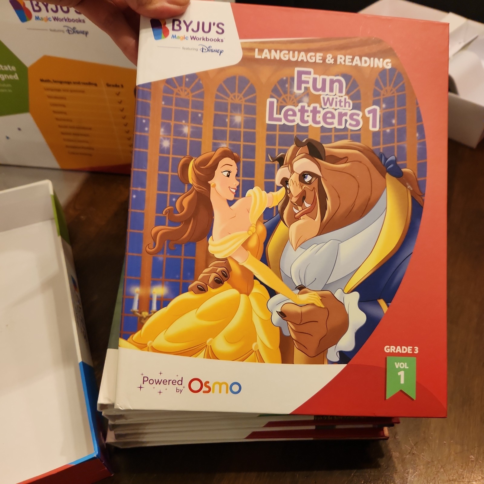 BYJU’s Magic Workbooks 3rd Grade Premium Edition Disney Pixar Book Set Lot