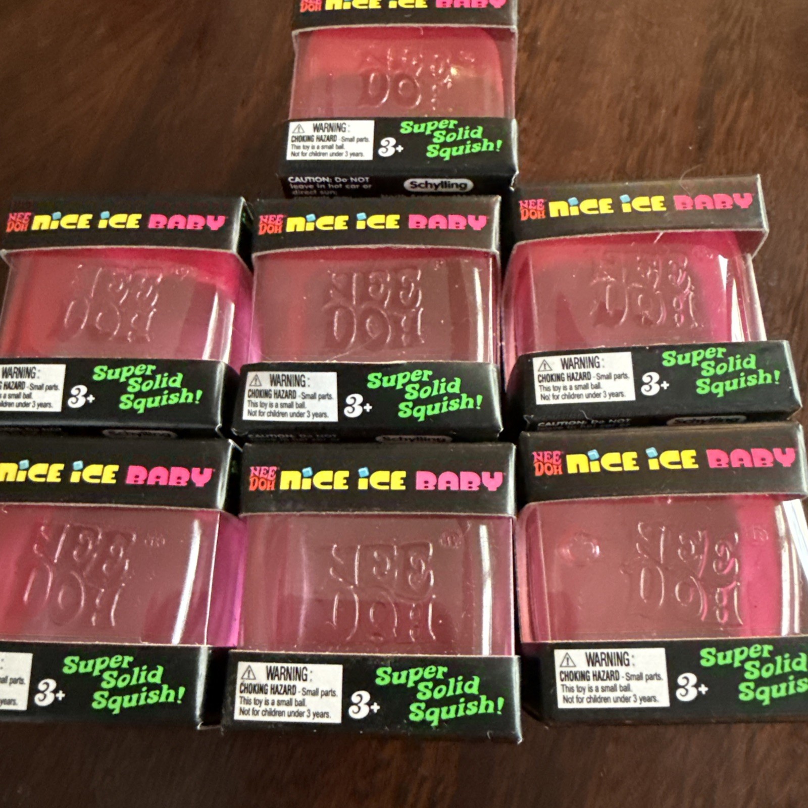 NeeDoh Nice Ice Baby Small Pink Cube – Schylling – Viral TikTok – New in Box