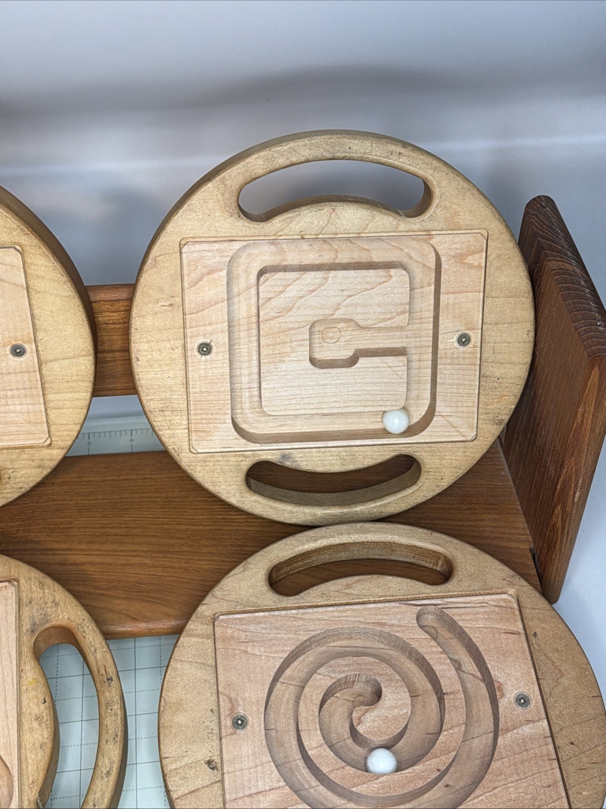 kaplan early learning Wooden Mazes Set Of 4 Puzzles For Critical Thinking Skills