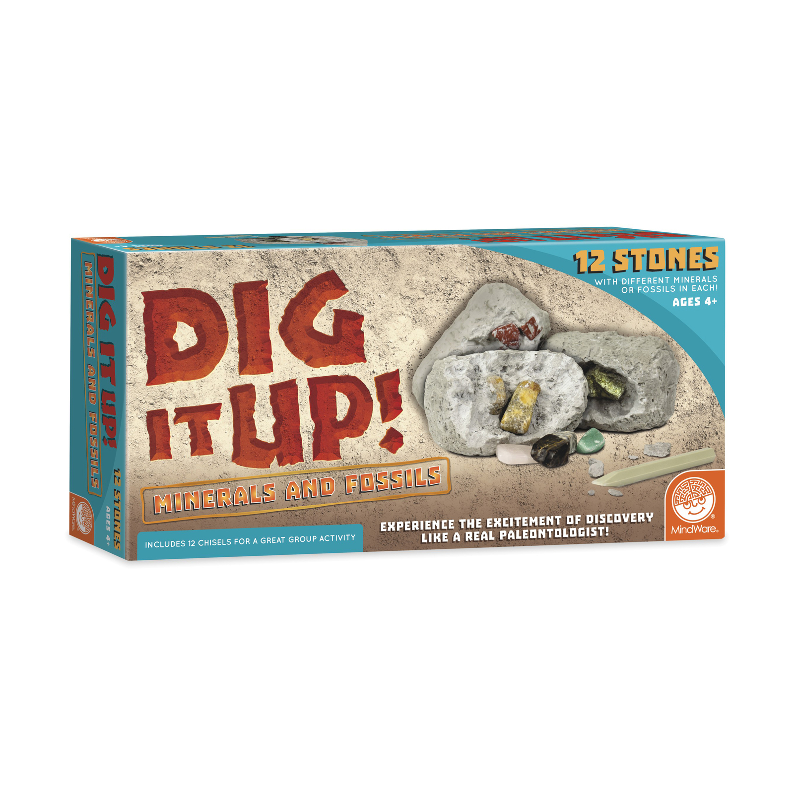 New – MindWare Dig It Up! – Minerals and Fossils – Ages 4+ | 1-12 players