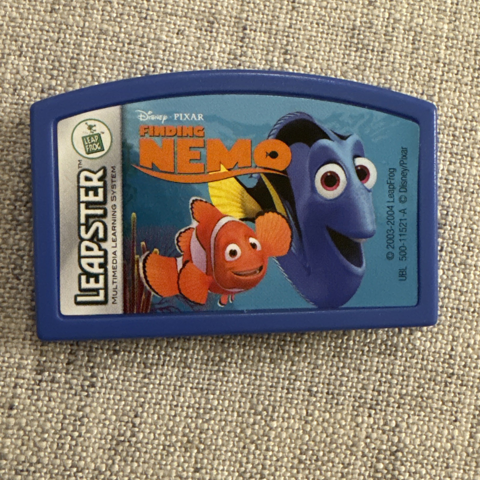 Leapfrog Leapster Disney Pixar Finding Nemo Learning Game Cartridge Only