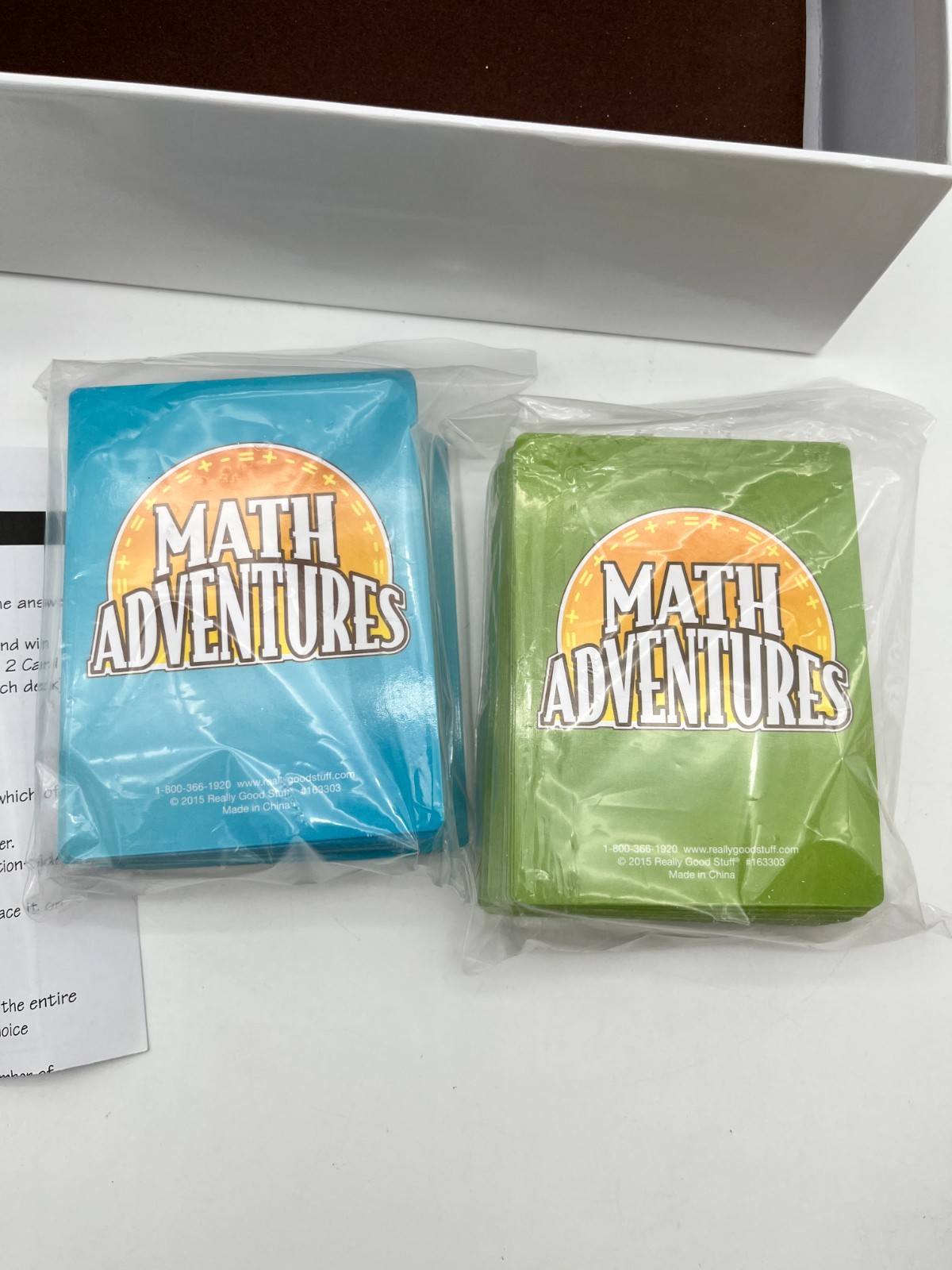 Really Good Stuff Math Adventures Grades K-1 Set 1 Classroom Math Board Game Kit