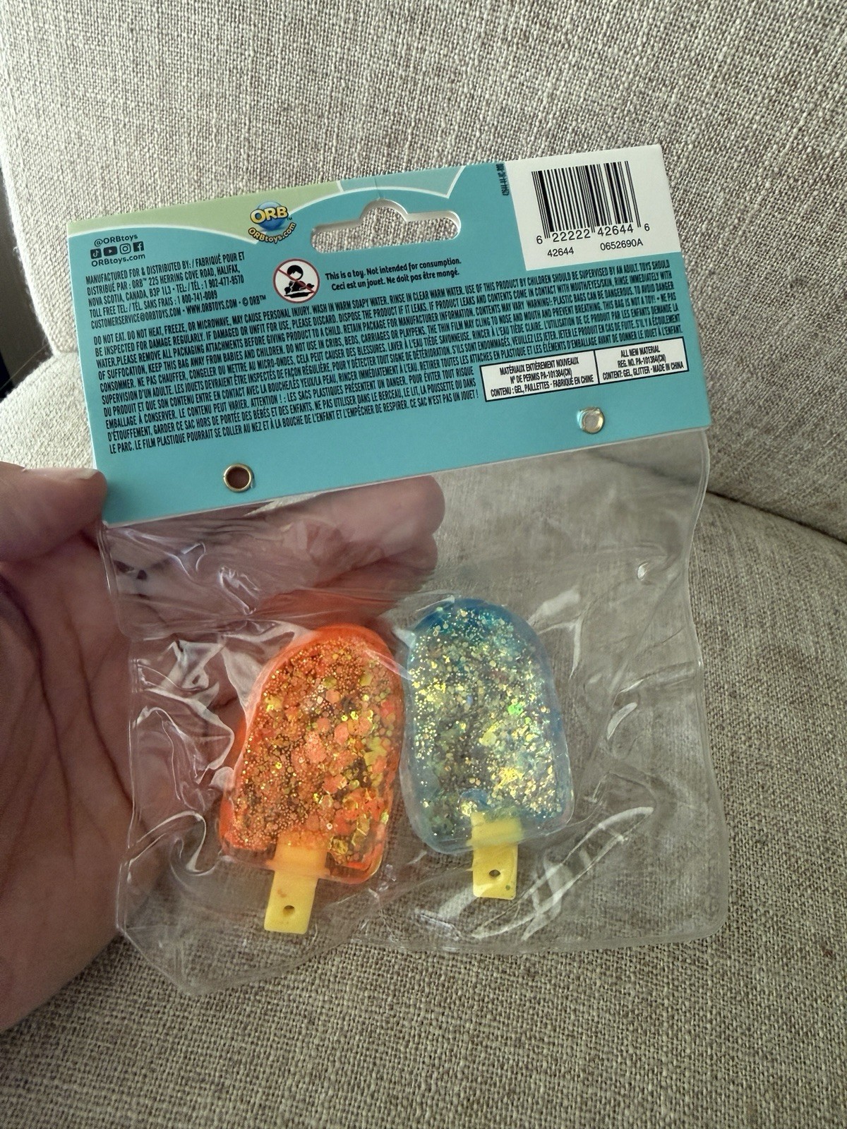ORB Curiosities Sugar Swaps Twinsies Series #2 Squeeze Toy Set (2) Popsicle