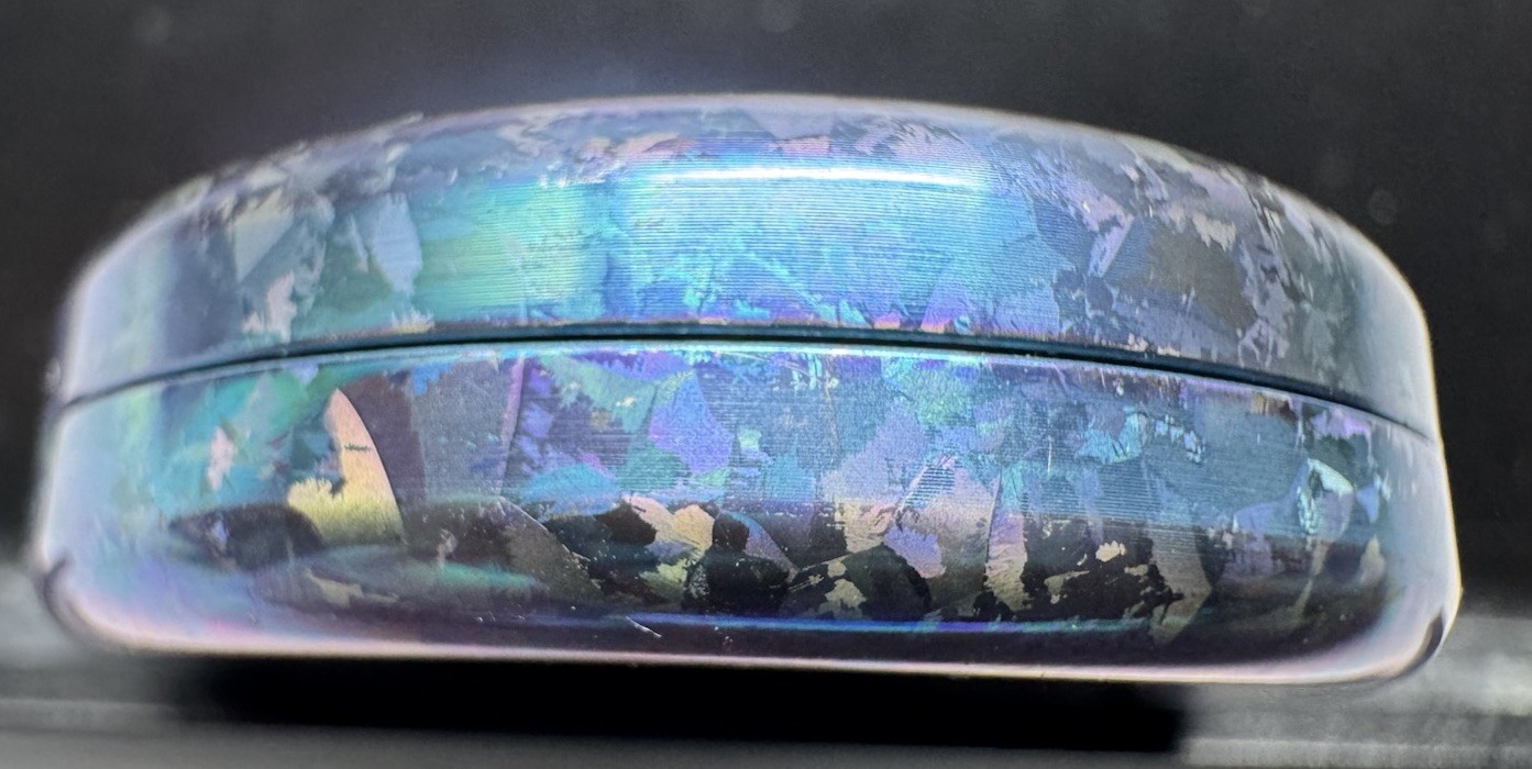 ACEDC Haptic Coin Milk Cover- Ice Crystal Titanium Sapphire Blue/Purple-40g-RARE