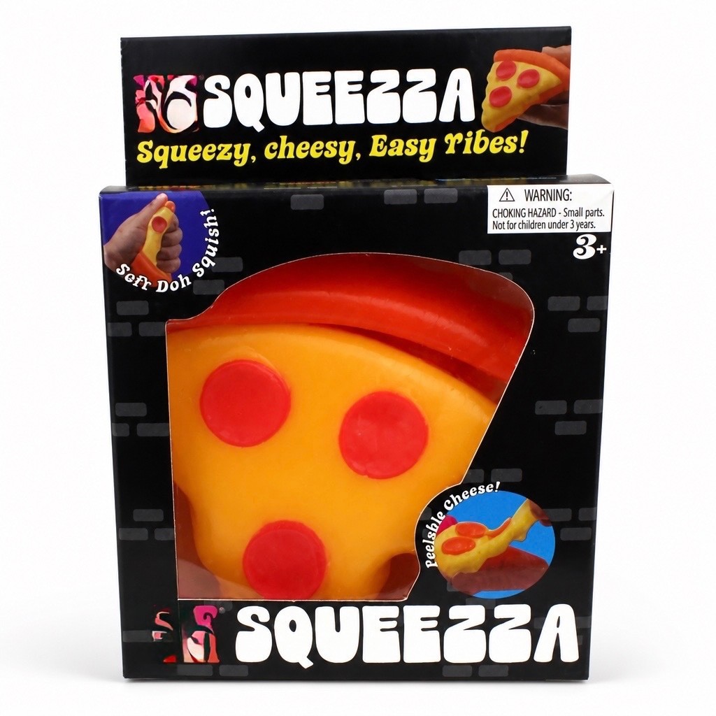 SQUEEZZA Pizza Slice Squishy Toy