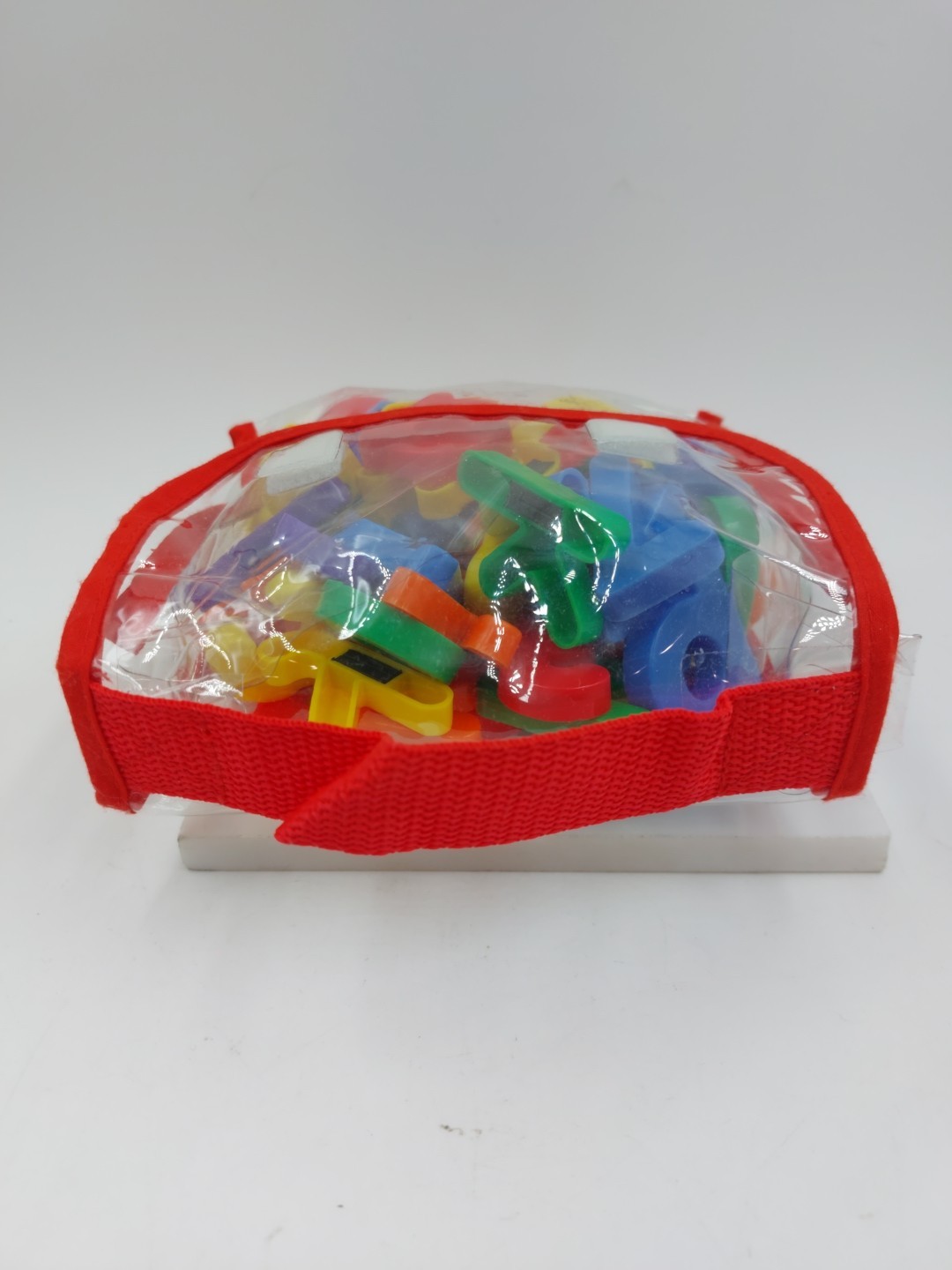Alphabet Letters and Numbers Colorful Magnets in Clear Case/Bag Reading Phonics