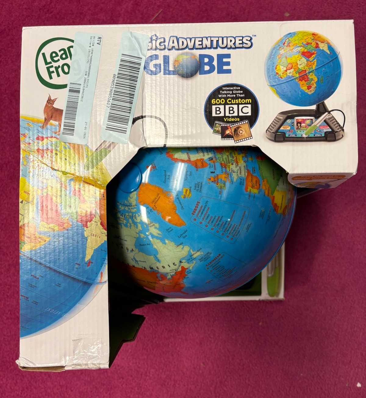 LeapFrog Magic Adventures Globe Interactive Learning System with Stylus