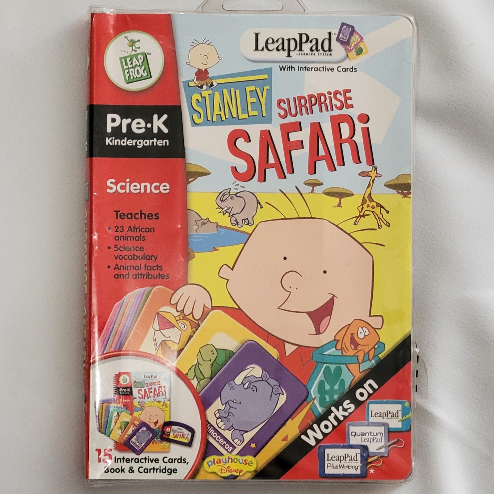 LeapPad New Unopened Shrek 2 & Stanley Suprise Safari Books w/ Cartridges