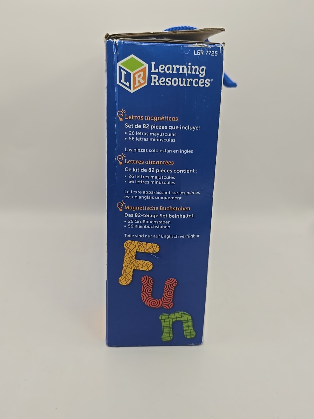Learning Resources Magnetic Uppercase & Lowercase Letters 3+ Learning Essentials