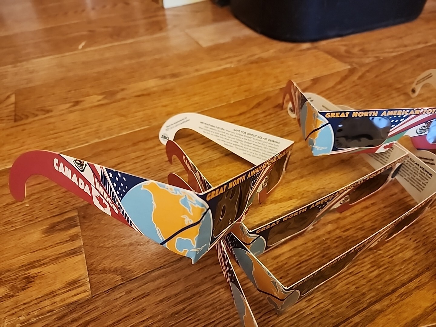 5 Solar Eclipse Glasses ISO & CE Certified-AAS NASA Approved 2024 Safe Glasses