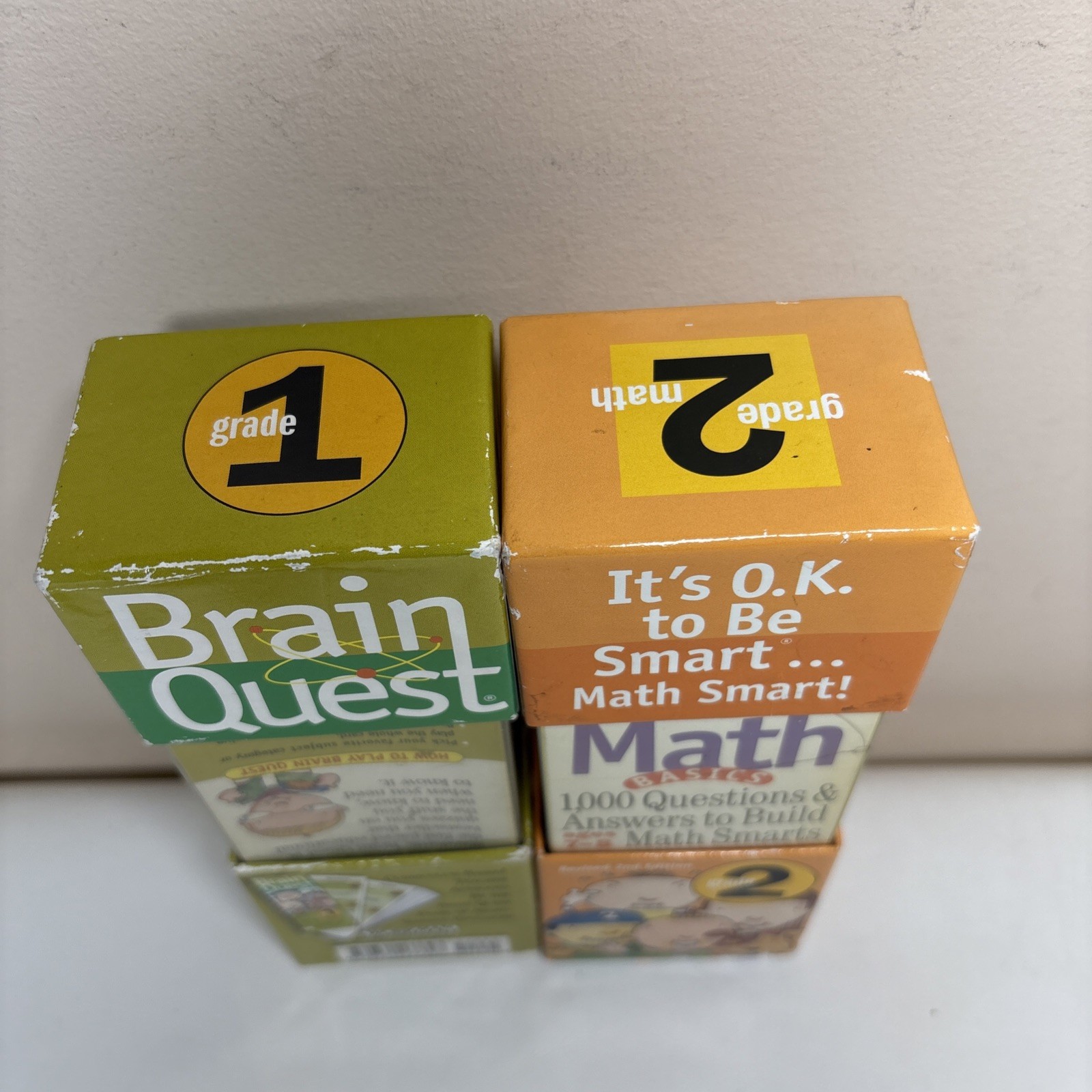 Brain Quest Grade 1 Math and Grade 2 Math Revised 2nd Edition