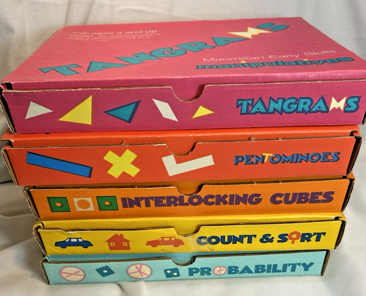 Macmillan Early Skills Manipulatives 5 Kits Early Learning 1993