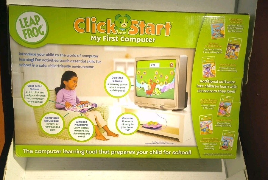 LeapFrog Clickstart My First Computer Wireless Keyboard NEW & SEALED Educational