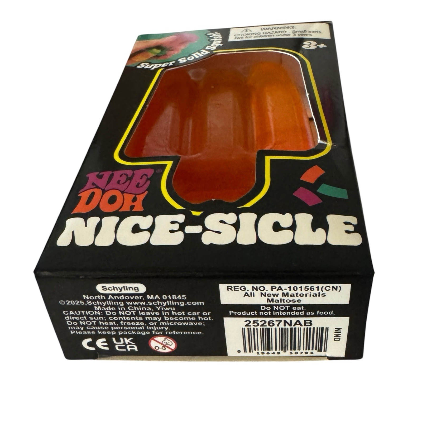NeeDoh Nice-Sicle Popsicle DUPE Taba Squishy [Orange]