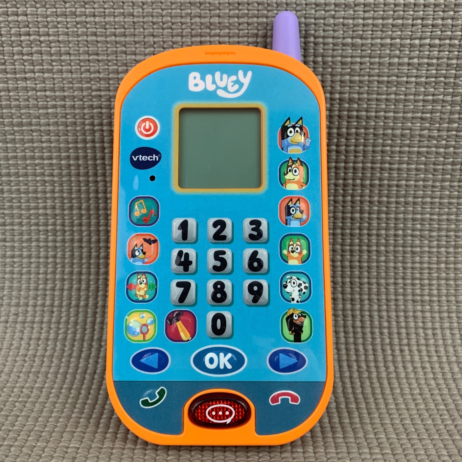 VTECH Bluey Ring Ring Phone Toy 6 Activities 3-6 Years Tested Works See Video