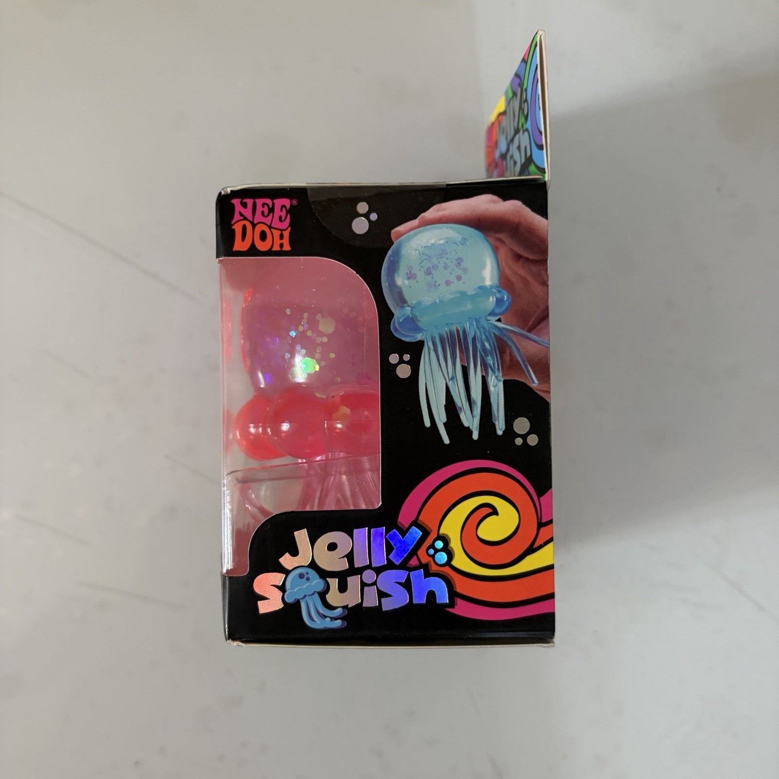 NEW Nee Doh Jelly Squish Squishy AUTHENTIC Pink Jellyfish Squeeze Toy Schylling