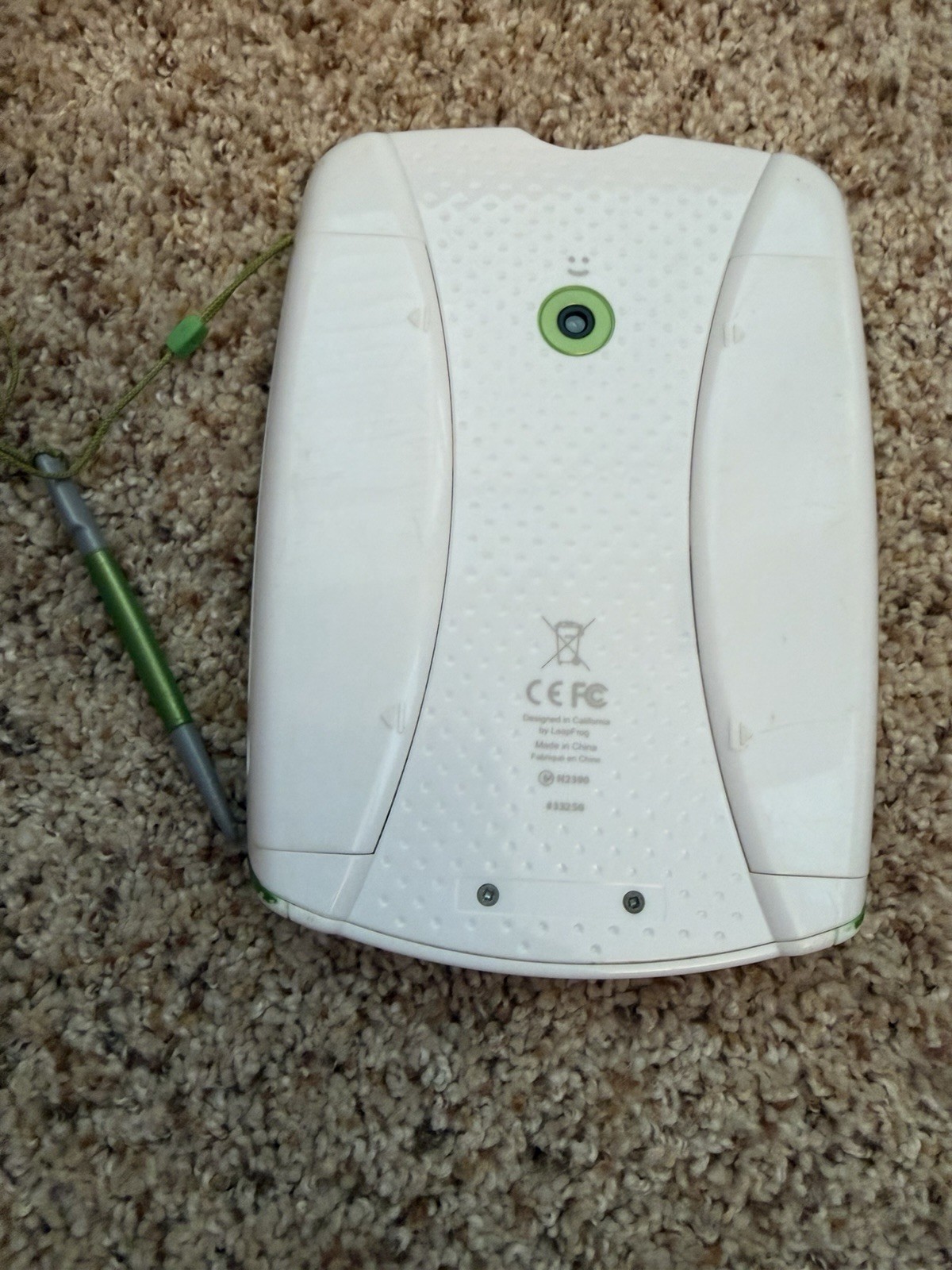 LeapFrog LeapPad 2 Explorer Tablet Green Learning System W/ Stylus, Game – WORKS
