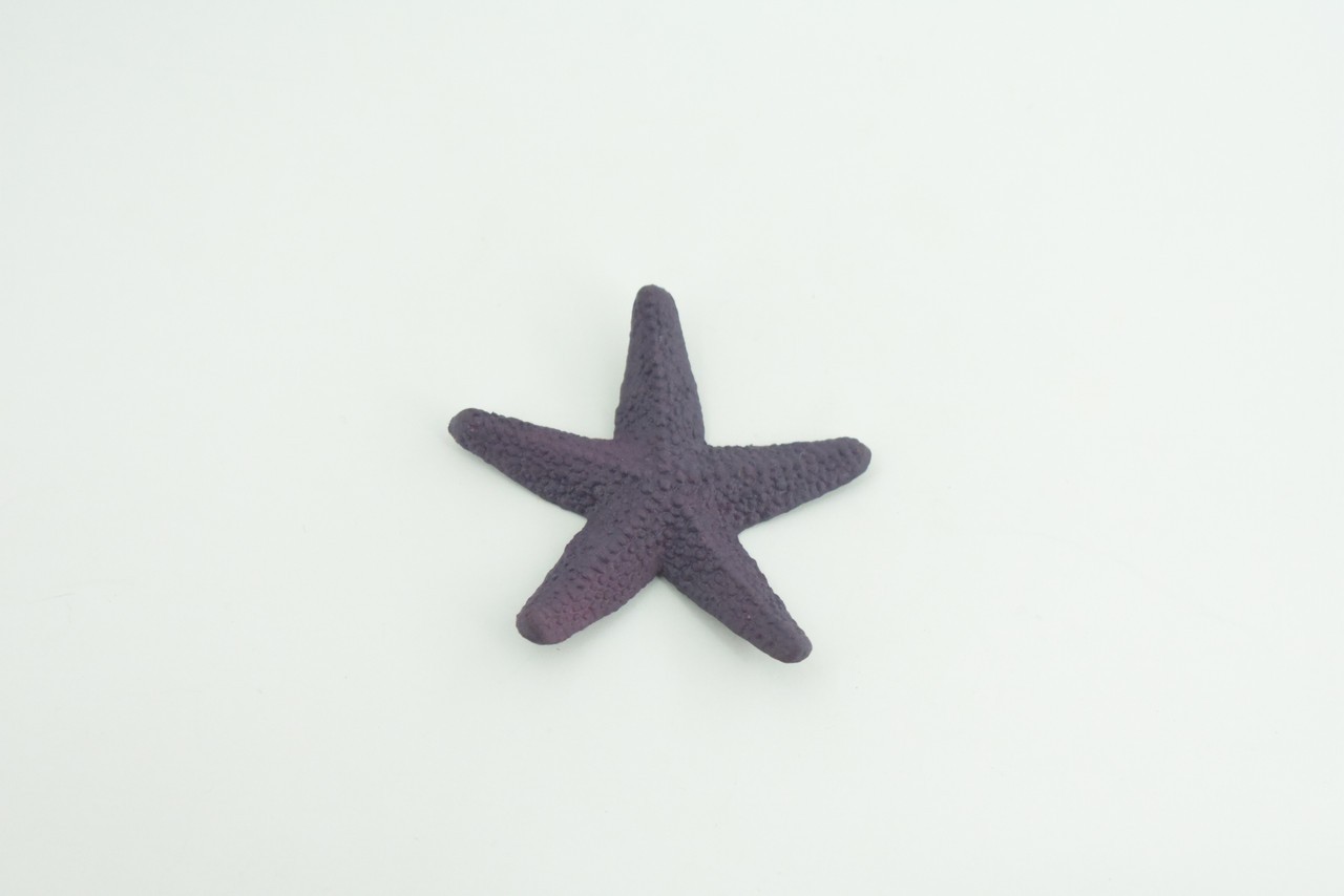 Toy Starfish, Purple, Sea Star, Realistic, Model, Gift, 2 1/2 Inches CWG49 B197