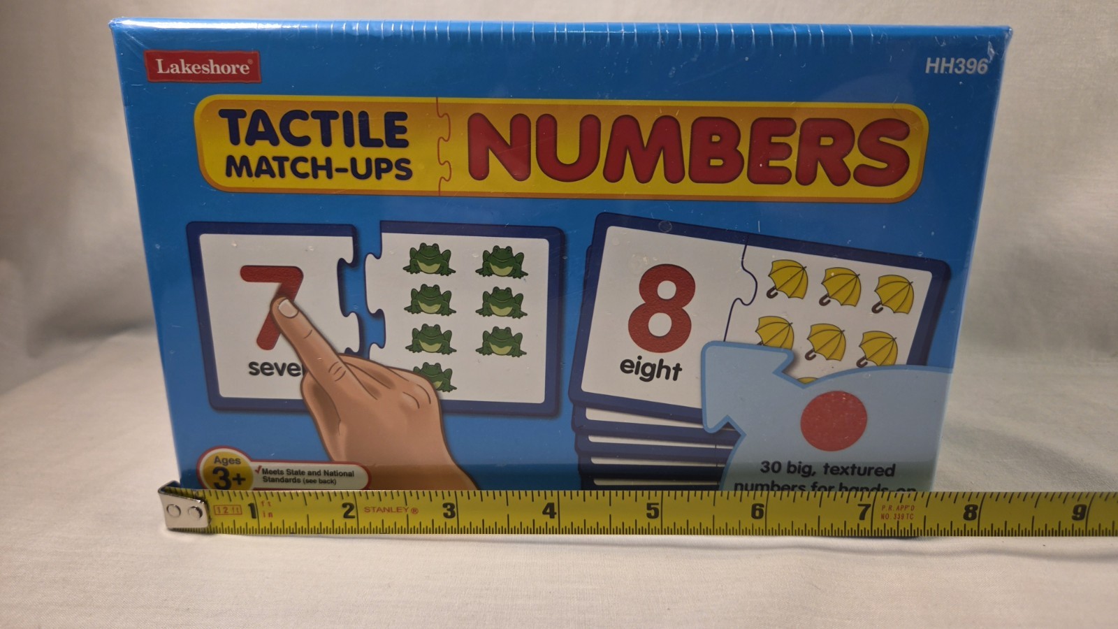 Lakeshore Learning Tactile Number Match Ups Numbers 1-30 NEW HH396