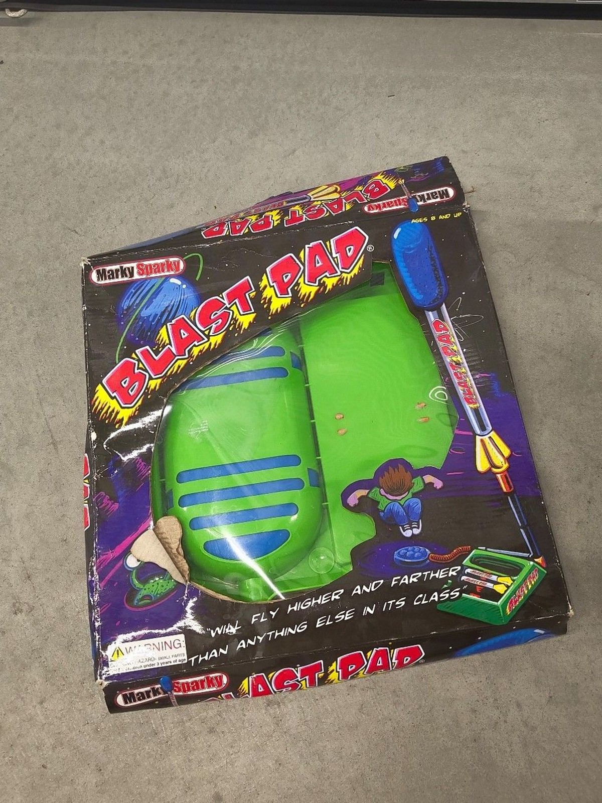 Vintage Marky Sparky Blast Pad Jump Rocket NIB*
