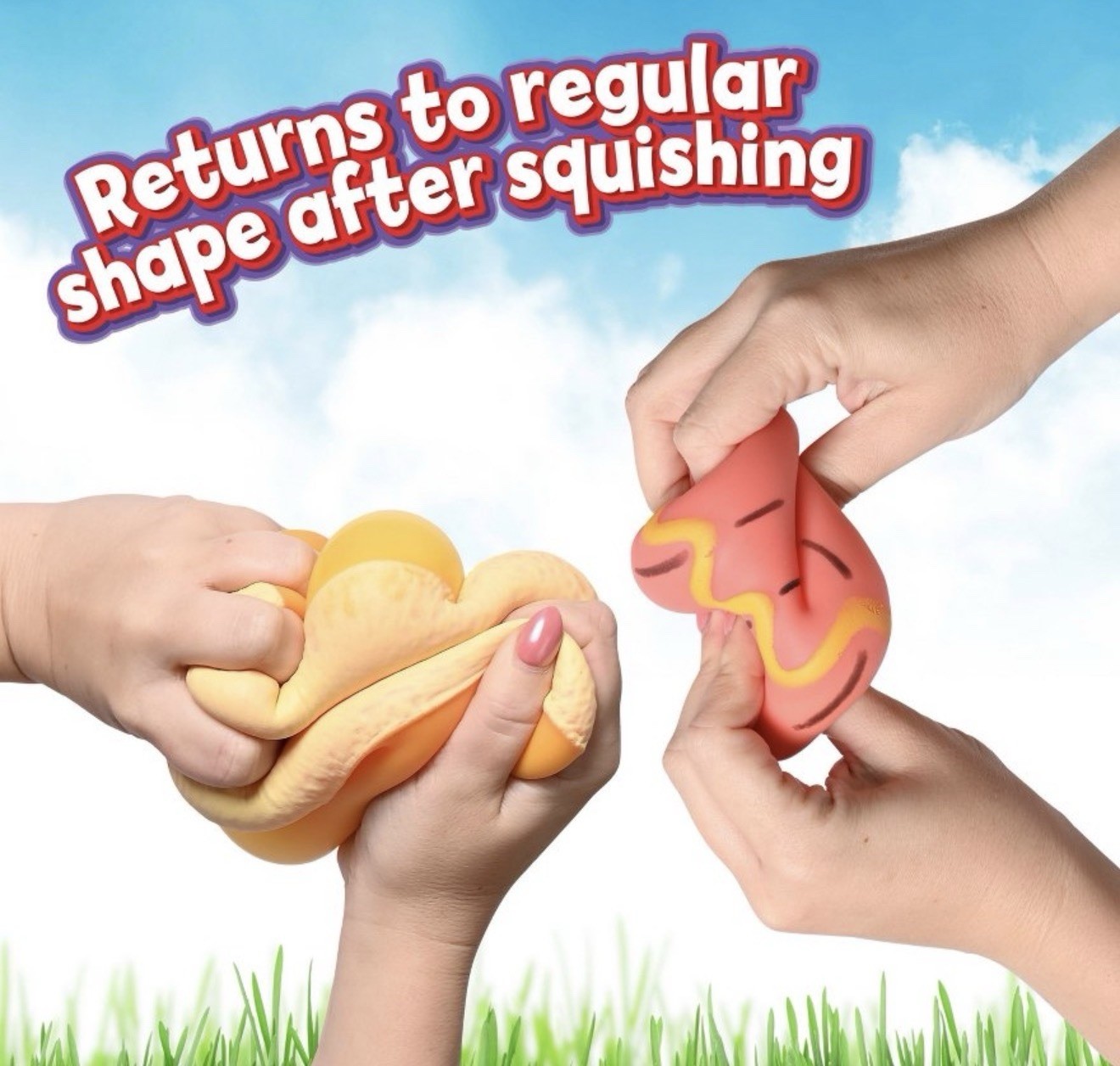 Toymendous Sunny Days Jumbo Hot Dog Squish Viral Summer Squishy Toy New 2026