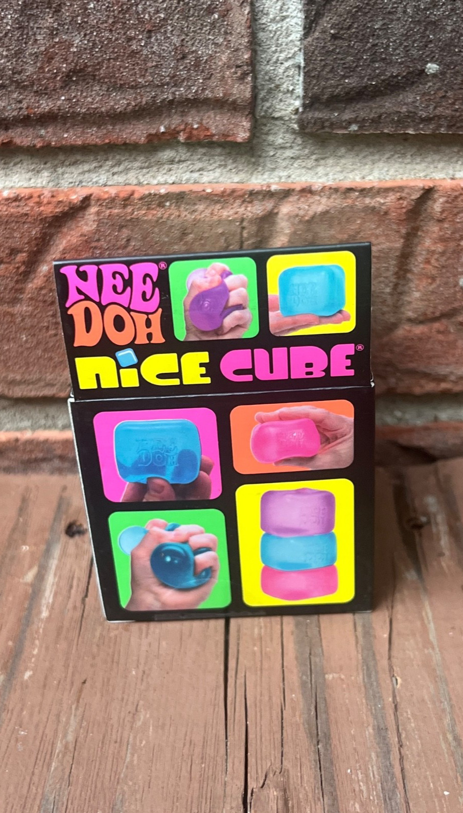 BRAND NEW-Needoh Blue Nice Cube-FACTORY SEALED