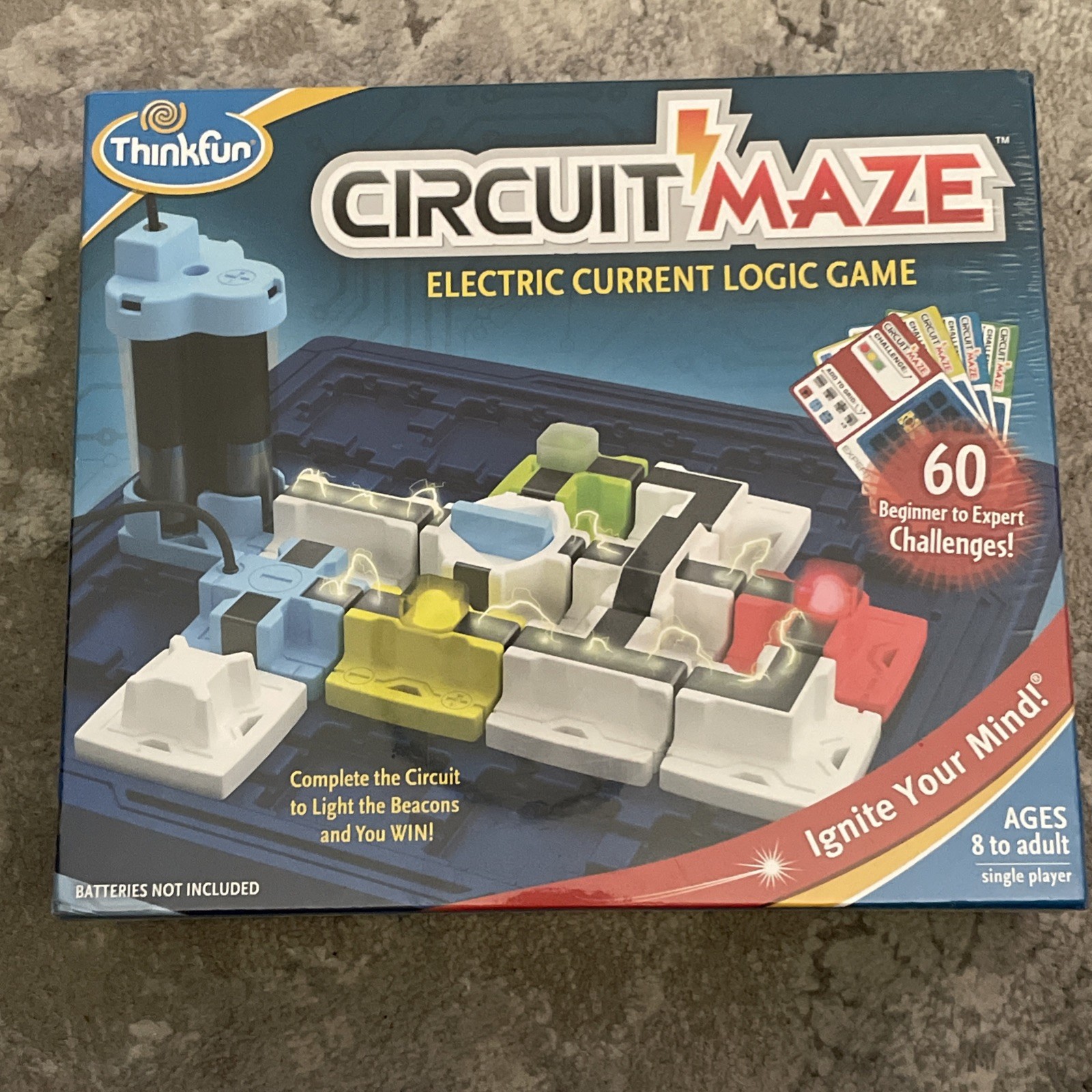 Thinkfun CIRCUIT MAZE Electric Current Logic BOARD GAME New Sealed